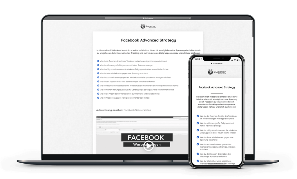 Facebook Advanced Strategy
