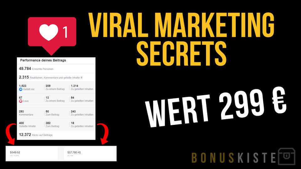 Viral Marketing Secrets Bonuskiste